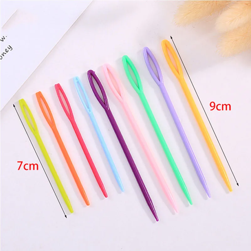 plastic wool knitting needles seam cross-stitch