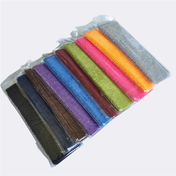 for tennis basketball running gym workout moisture wicking terry cloth sweat headbands set sport custom