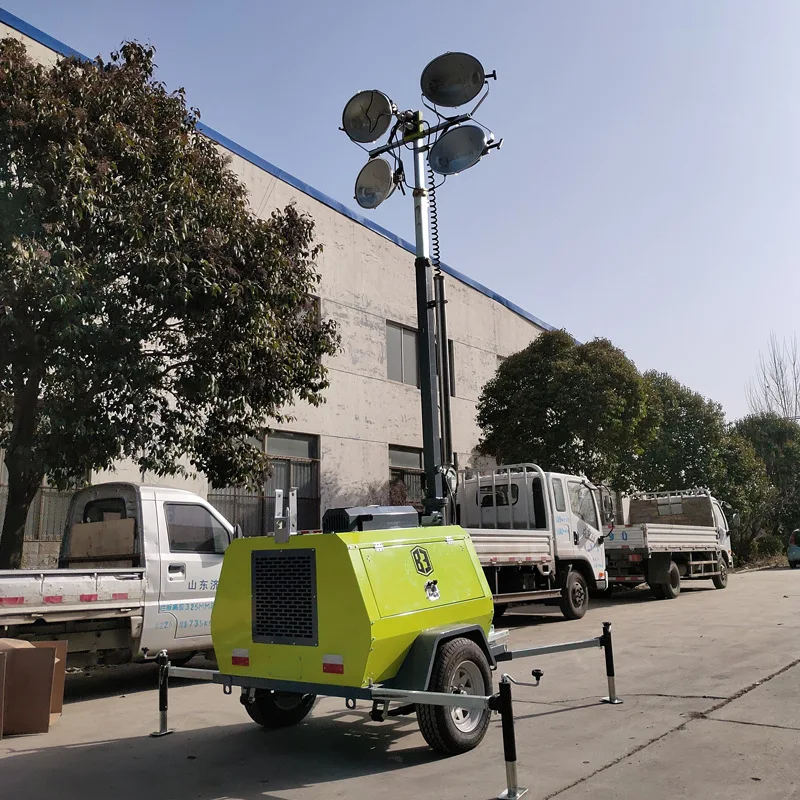 5 м 7 9 передвижная подъемная световая башня инженерное строительство наружное осветительное оборудование аварийная мобильная осветительная