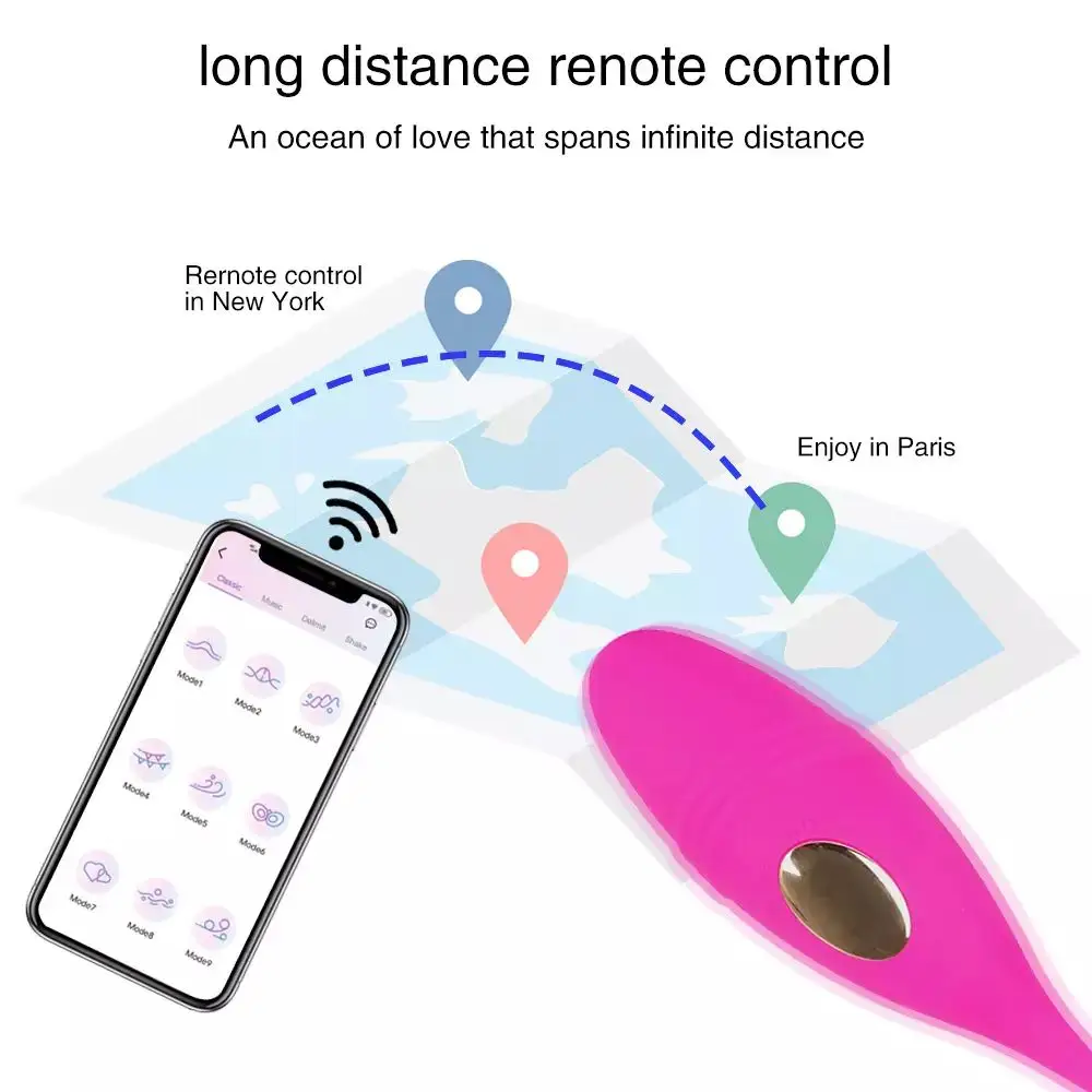 Women's Wireless APP Control Vibrating for Egg Sex Toy Kegel Ball Vaginal Vibrators
