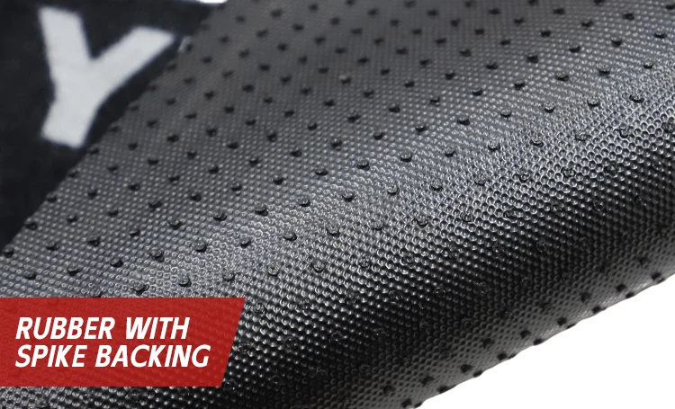 Custom Nylon Rubber Logo Entrance Door Mat for Sports Industry manufacture