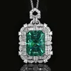 Para green pendant with Chopin chain