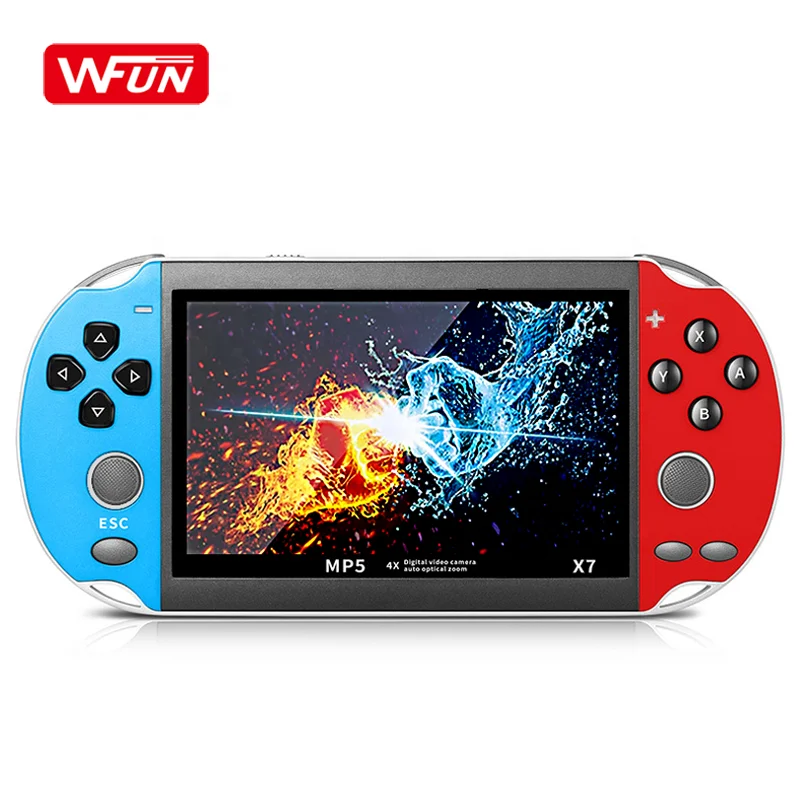 x7 handheld game console 4.3 inch