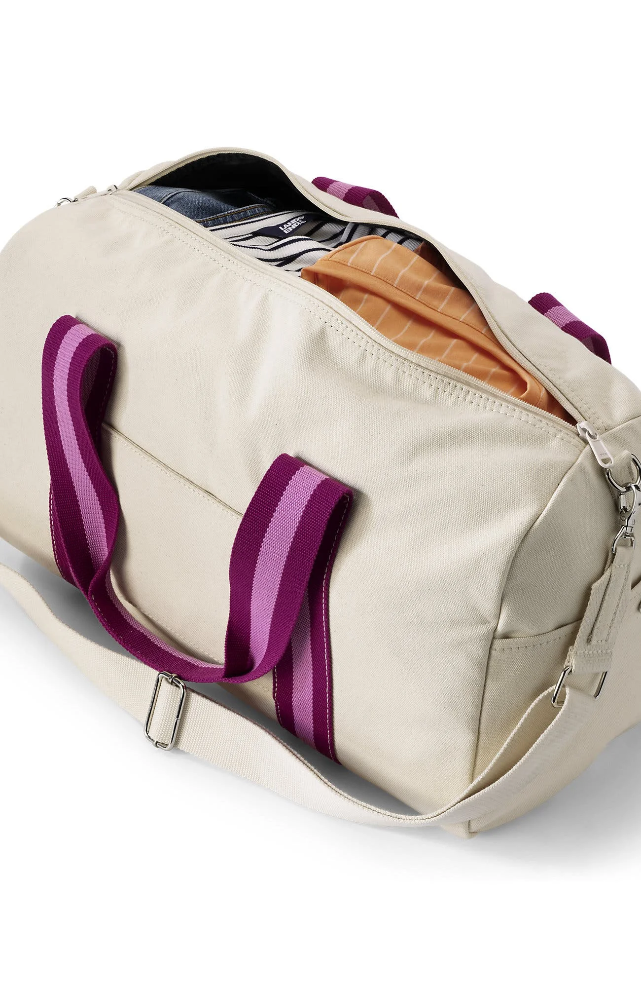 Unisex Waxed Canvas Travel Duffel Bag