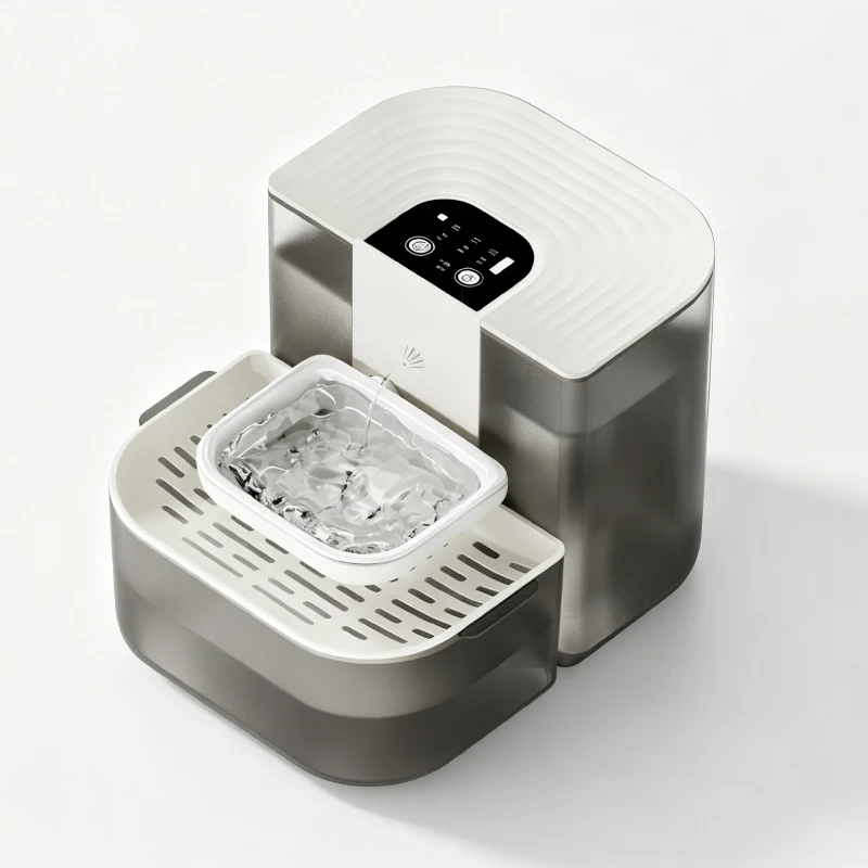 MDC288 Smart Pet Water Fountain With Ceramic Tray 4.5L Large Capacity Clean Dirty Water Separation Constant Temperature Heated