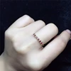 Anillo de rubí natural del oro 18K