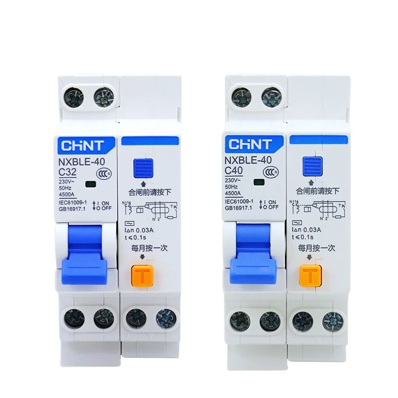 Cost Price Customized Miniature Chint Type C 2 Poles 30 Amp Circuit Breaker