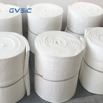 25mm 50mm Thickness Ceramic Fiber Wool Blanket  High Temperature 1260 Ceramic Fiber Blanket