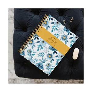 A5 New Design Financial Spiral Notebooks Monthly Hardcover Bill Tracker Journals Custom  Undated Weekly Stickers Budget Planners