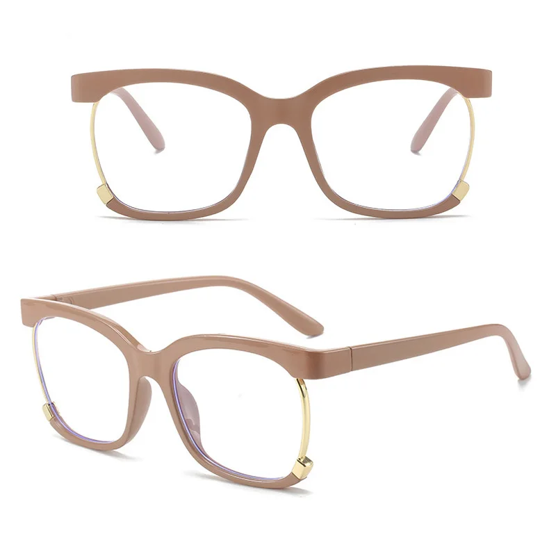 DL Glasses Computer Reading Eyeglasses 2024 Anti Blue Light Blocking Glasses Frame Custom Logo Round Optical Eyewear