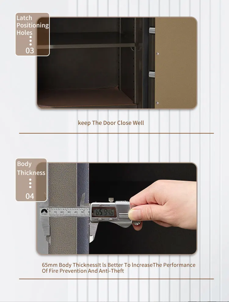 CEQSAFE Vietnam Security Metal Double Key Small Fireproof Safe Box for Home details