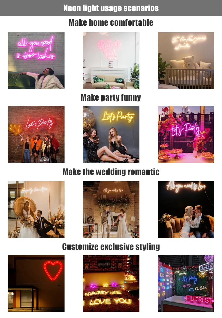 product smart dimmable switch rgb colorful led neon light signage party wall decor happy birthday dream color neon signs-11