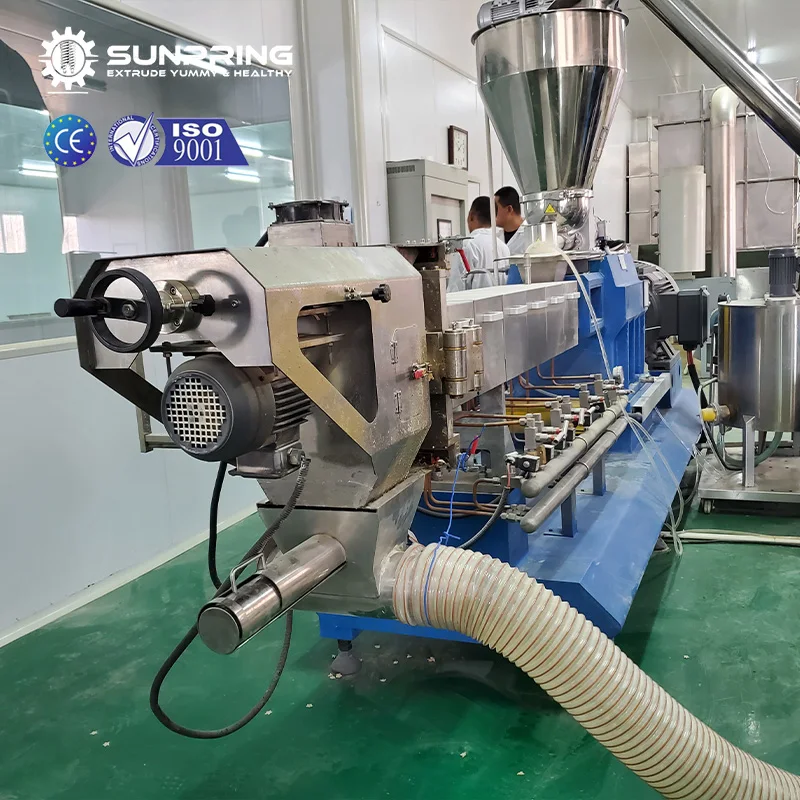 SunPring Cornflakes Machine Breakfast Cereals cheerios Snacks Extruder Breakfast Cereal Manufacturers Machine