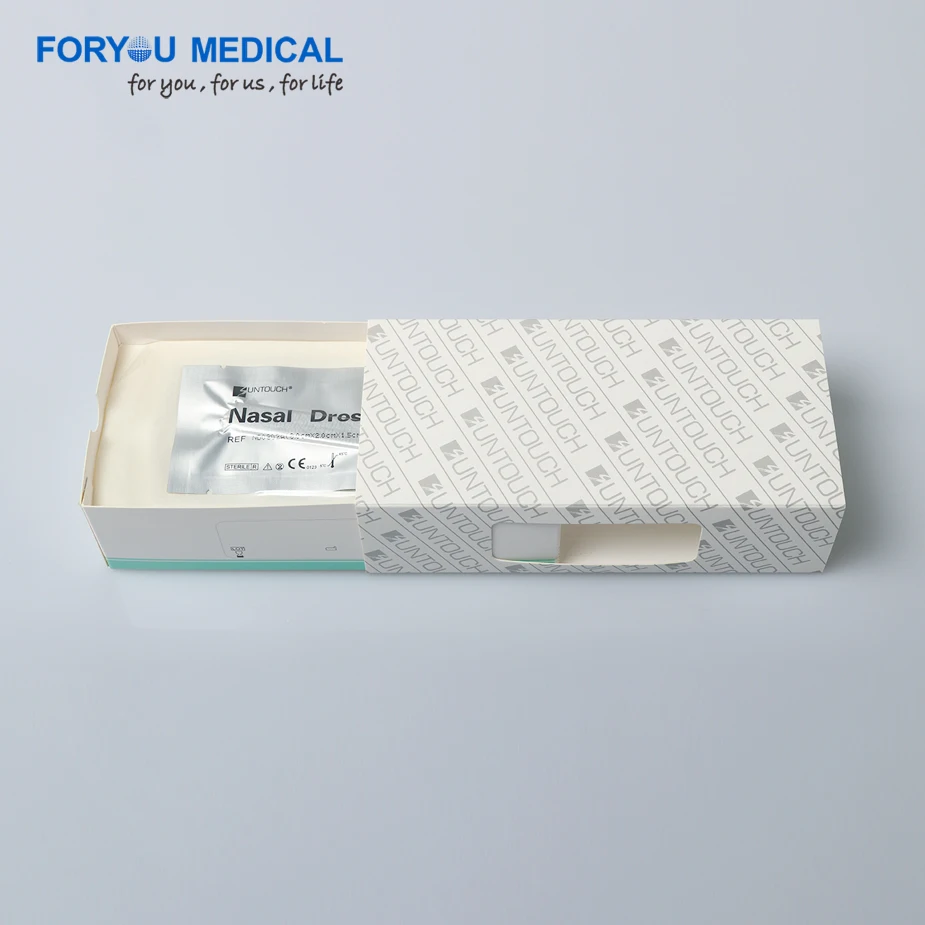 thumbnail image 2 of Yabin Sterilized Merocel Nasal Packing PVA Dressing With Airtube – 20 Pcs 10x2.5x1.5cm ENT 2 of 6