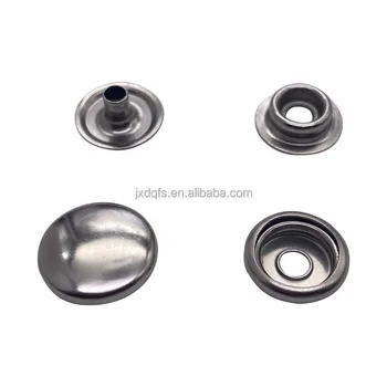 4 parts metal stainless steel 304# anti rust Marine Boats Canvas Tent Yacht snap fastener button thicker material tight buttons