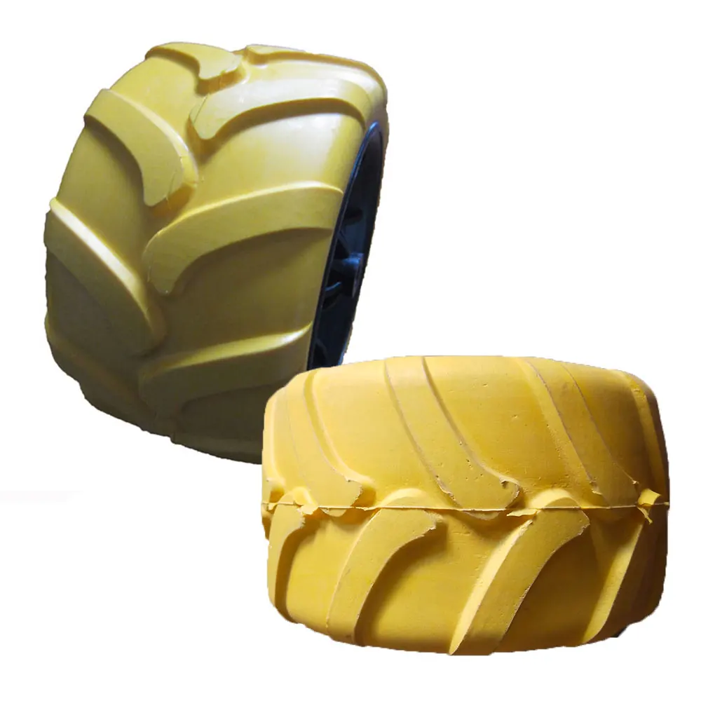 7 inch Folding cloth bag pu foam wheel anti-puncture pu foam wheel ...