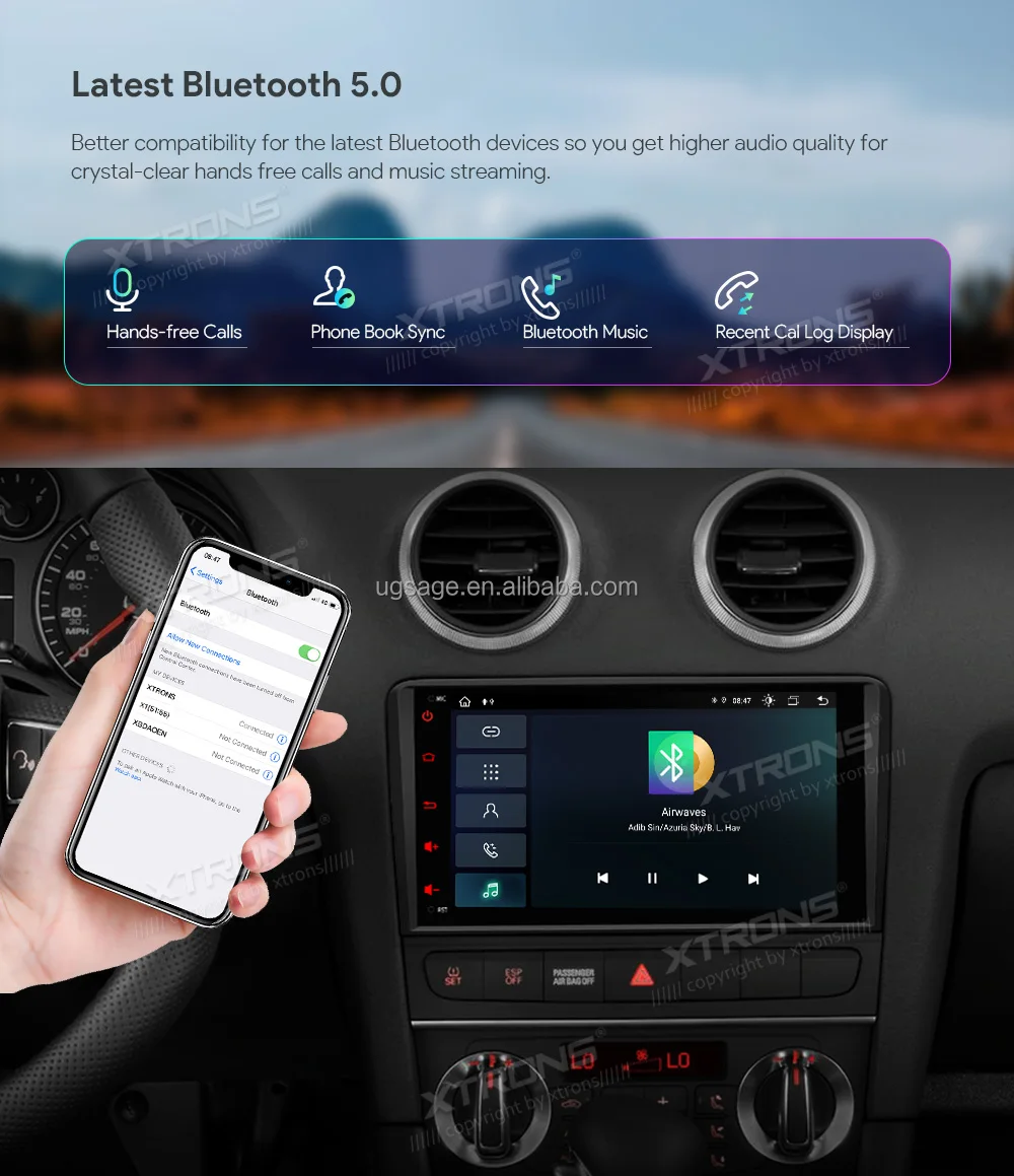 Xtrons 8" Car Stereo For Audi A3 S3 Rs3 Android 12 8core 4+64gb Carplay Android Auto 4g Lte Car