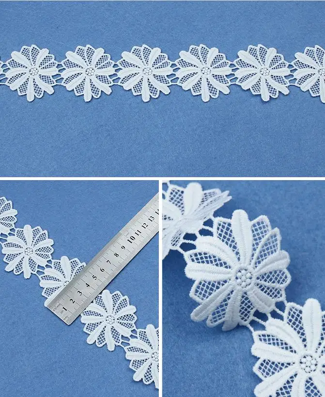 product-671-820 Manufacturer Wholesale Hot Sale Polyester Embroidery Trimming Lace