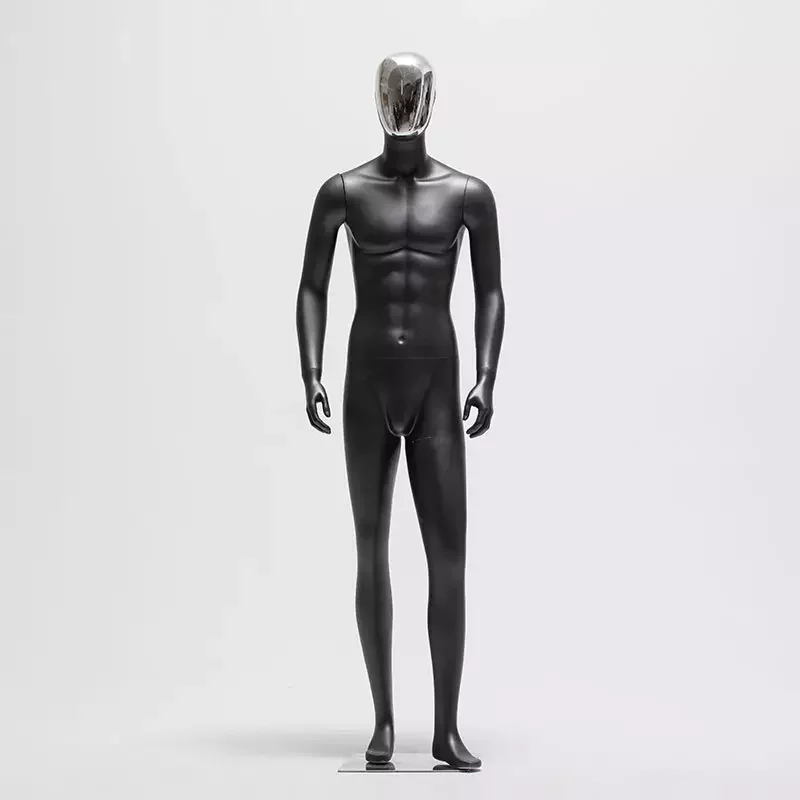 男性　マネキン　190センチ ファッションディスプレイ用 男性全身マネキン190cm ブラック