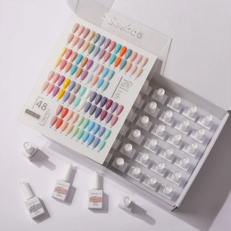 Vendeeni Private Label Gel Polish Set 48 Colors Nail Products Gel Nail