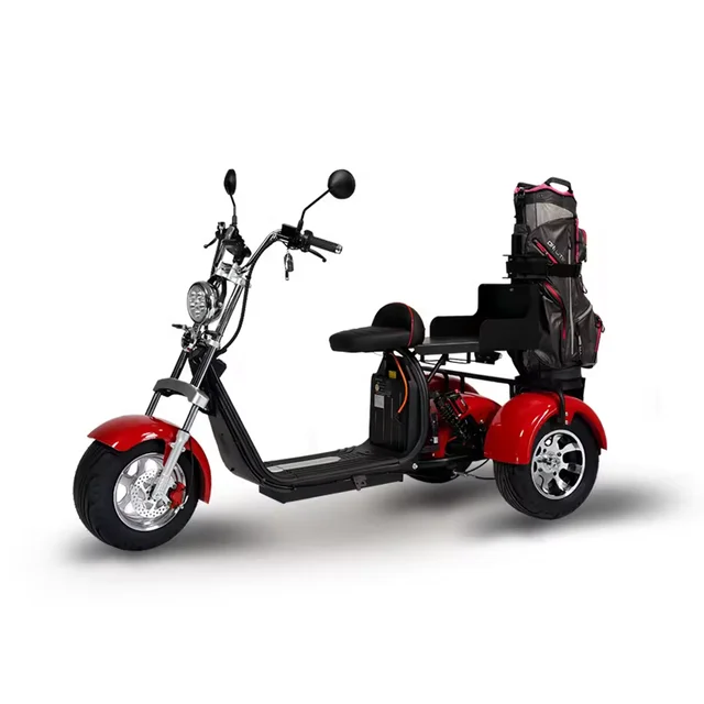 US/EU warehouse new model 3 wheels electric passenger tricycles three wheel for adult three wheel golf scooter 2000w golf