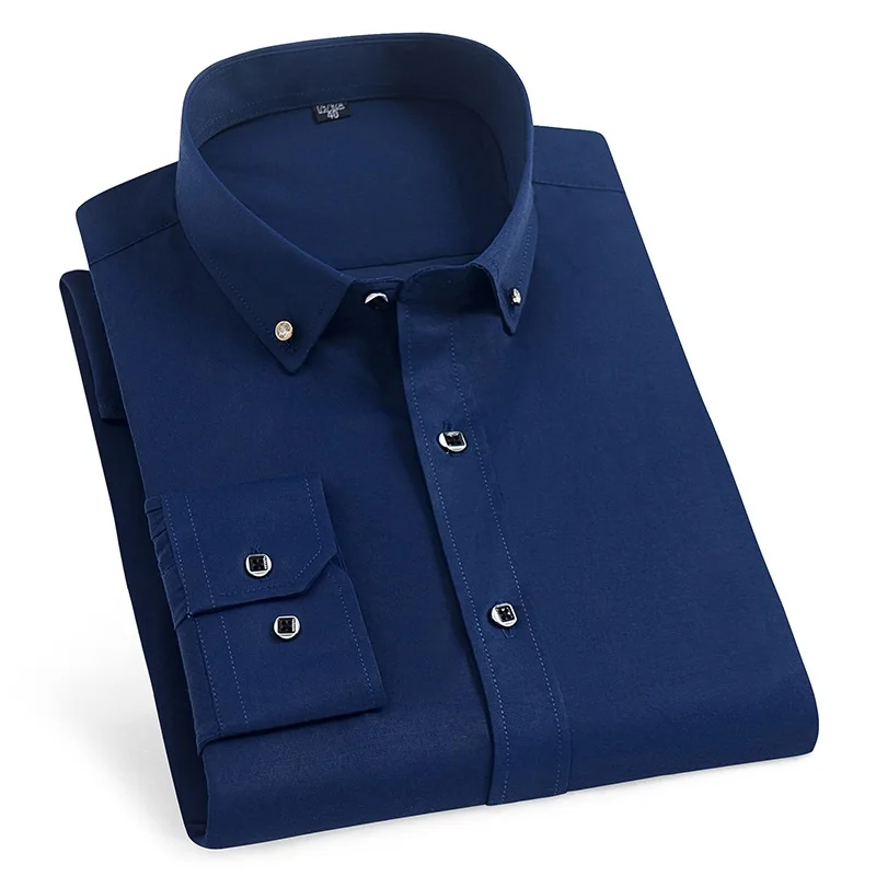 Wholesale High Quality Cotton Men's Shirts Long Sleeve Shirts for Men