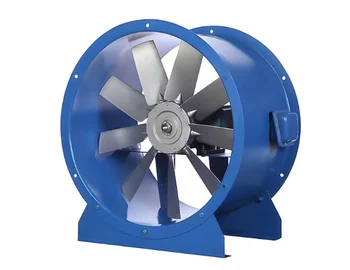 High air volume and high quality ventilation equipment Low noise POG axial fan Ducted industrial exhaust fan with iron blade