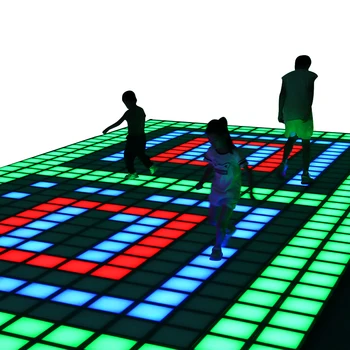 active game led floor 30x30cm activate game floor led system room for games
