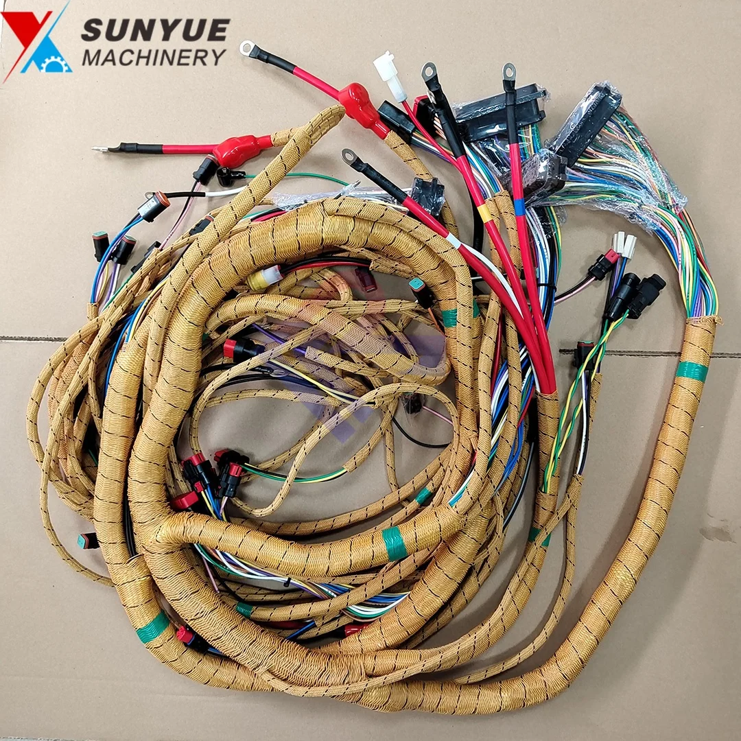 C7 Chassis Wiring Harness Assembly for Excavator Parts, P/N 283