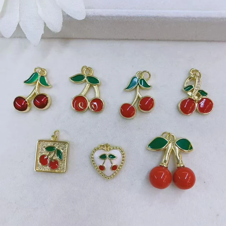 Jinyuan Wholesale Brass Zircon 18K Gold Plated Dainty Mini Rainbow ...