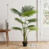 Realistic Artificial Fan Palm Plant Natural Wide Palm Leaves