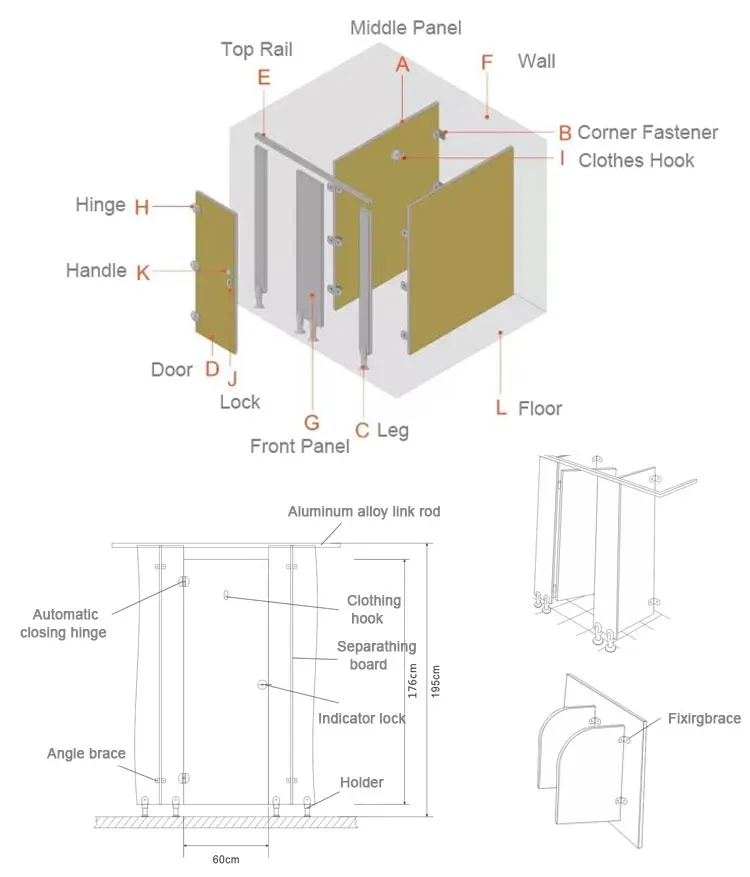 Toilet Cubicle Partition Details | truongquoctesaigon.edu.vn