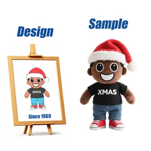 Shengye Custom Company Logo Plush Action Figure Toy Christmas Halloween Holiday Advertising Promotion Cartoon Character Plushies