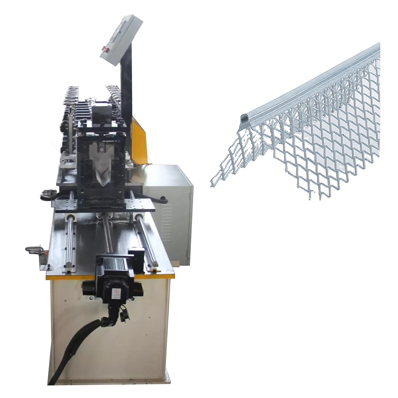 L Angle Machine Full Automatic L Bar Angle Rolling Mill Corner Bead Light Keel Roll Forming Machine With Flying Cutting