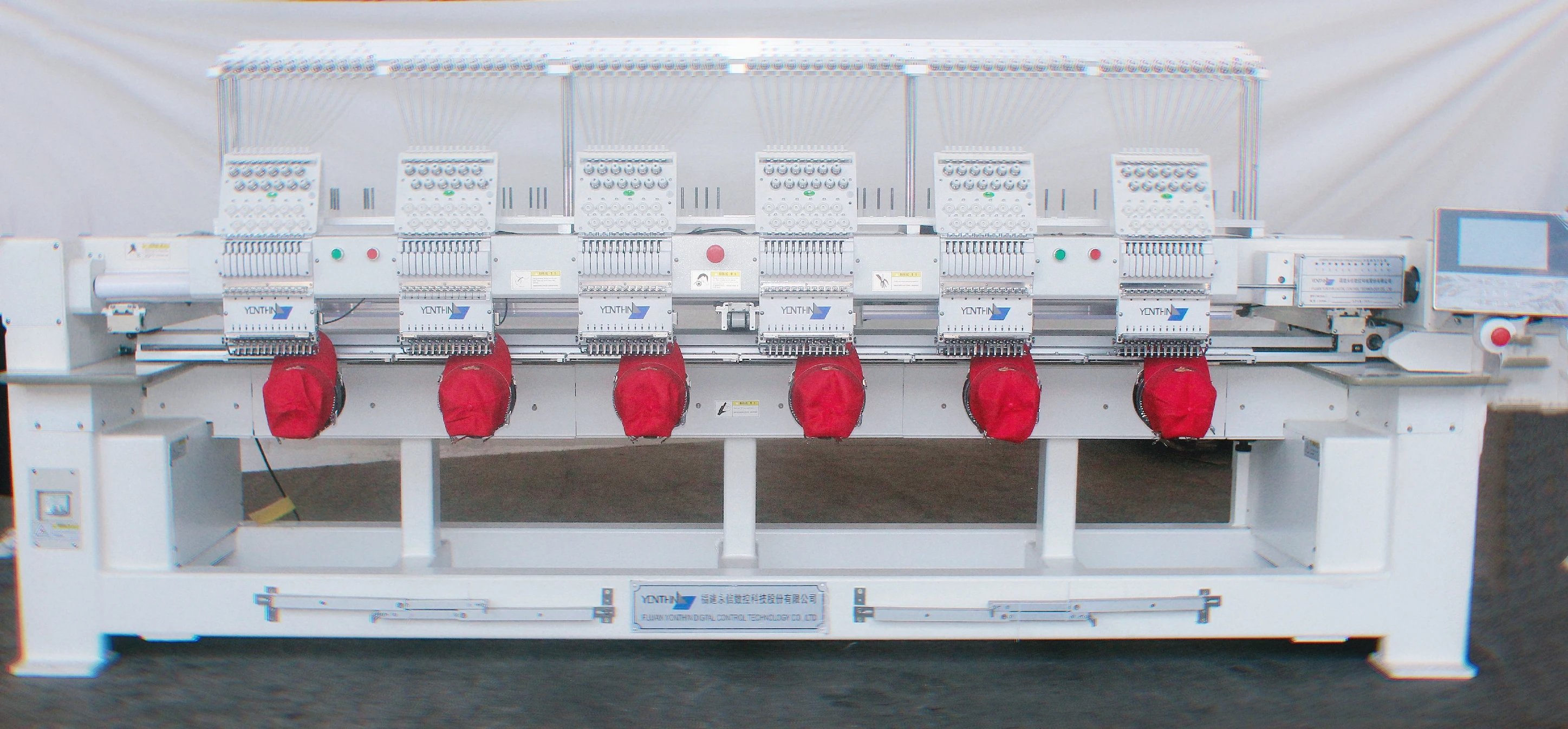 Yonthin 12 Needles 6 Head Computerized Embroidery Machines Prices Used for Various Functions