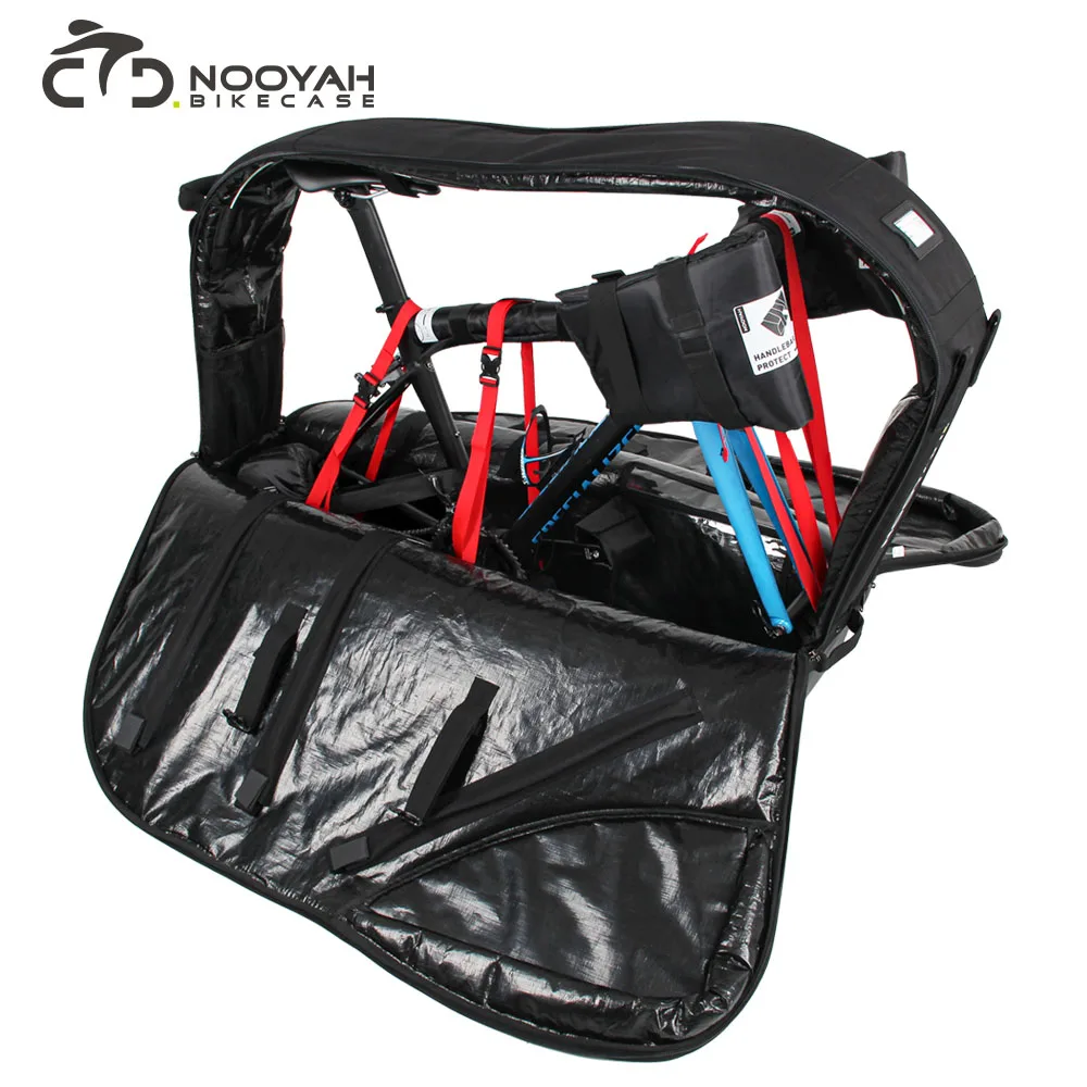 NOOYAH Bike Travel Bag - Bicycle Transport Case for Road & TT