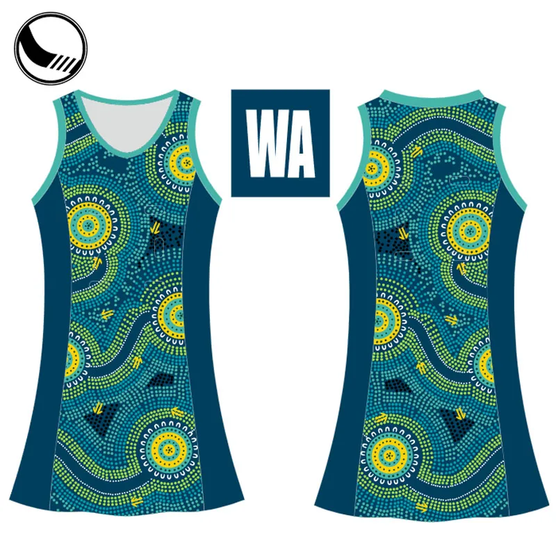 BETHERIVAL Black and Green Plus Size Cheap Netball Dress