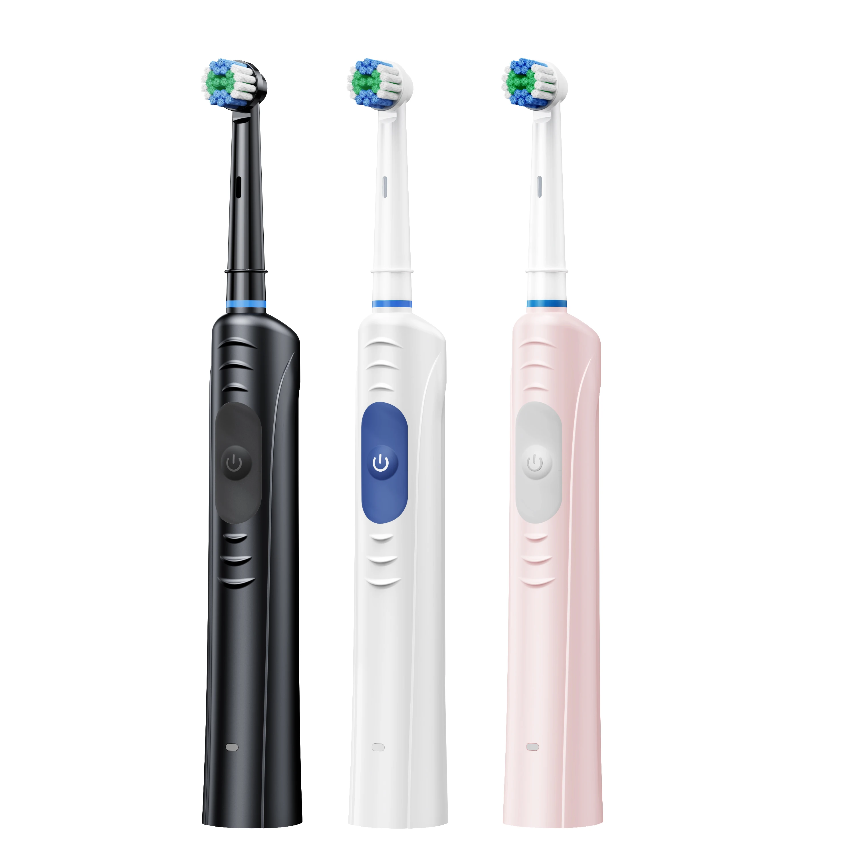 IPX7 Waterproof  Round Head Rotating Electric Toothbrush for Flushing,electric  Rechargeable Adult Electric Toothbrush
