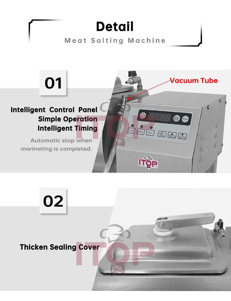 Hot Popular Stainless Steel Vacuum Tumbler Marinators Meat Processing