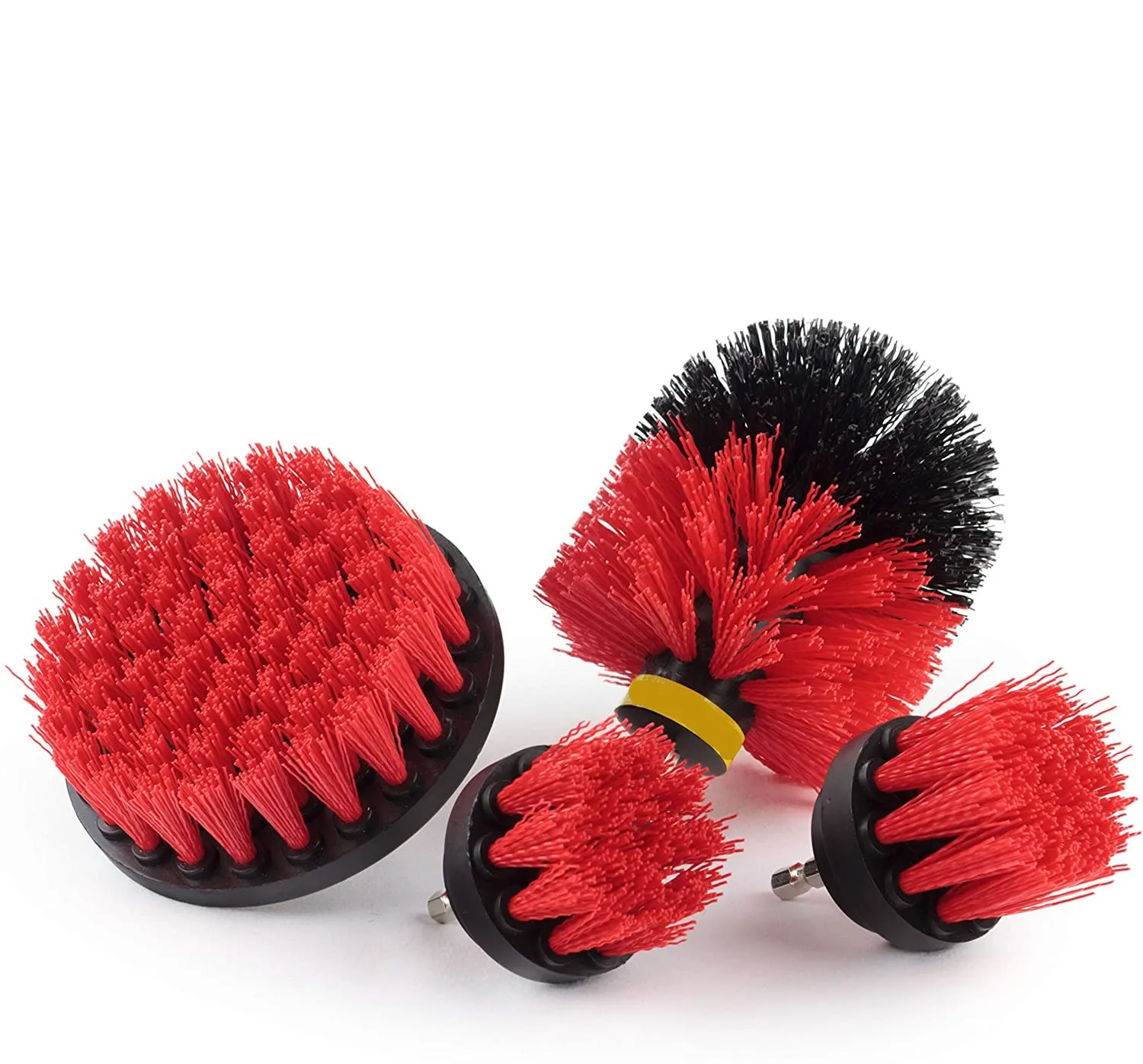 4 Pieces Wheel Cleaning Brush Car Cleaning Brush Drill Brush