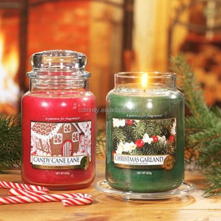 Wholesale Oem Yankee Style Home Decor Glass Jar Aromatherapy Candles In