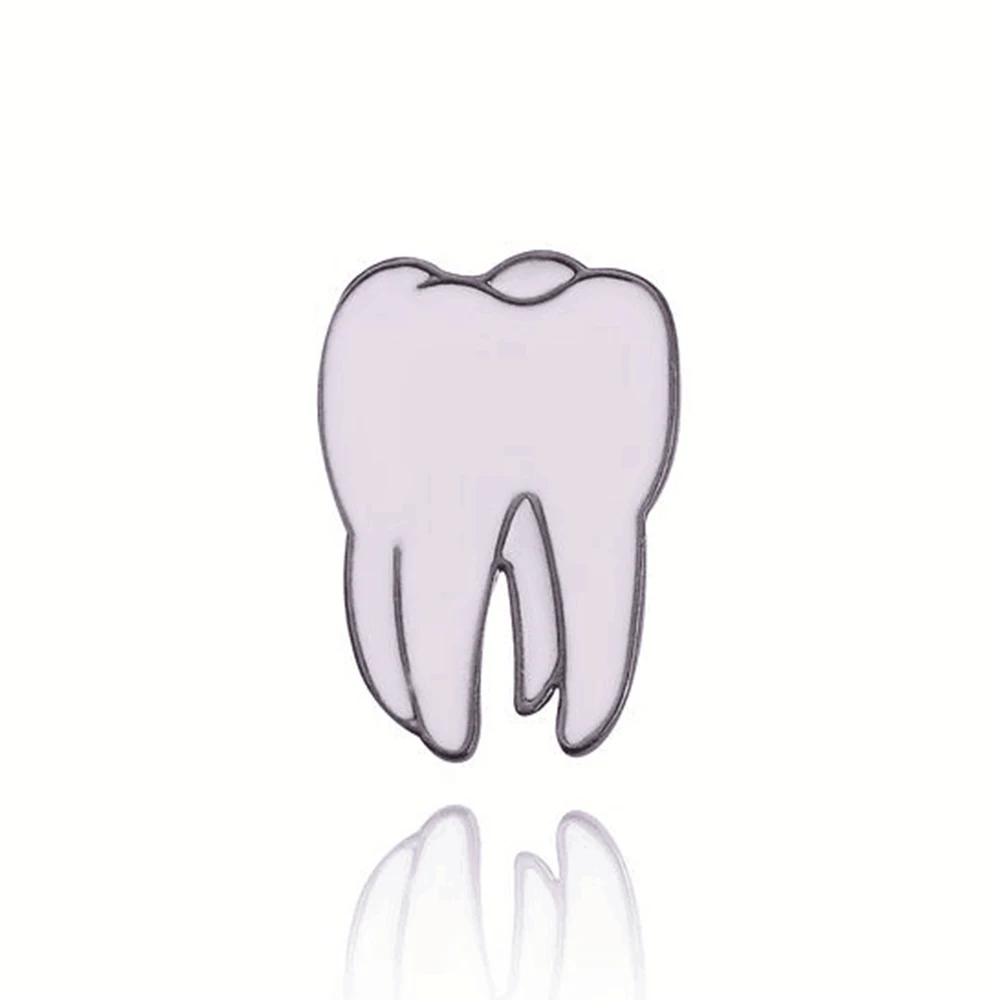 Denti Di Smalto Regali Per Dentisti Ciondoli Denti In Acciaio Inox Borchie Orecchini Dentista Denti Orecchini A Bottone Orecchini - Foto 7