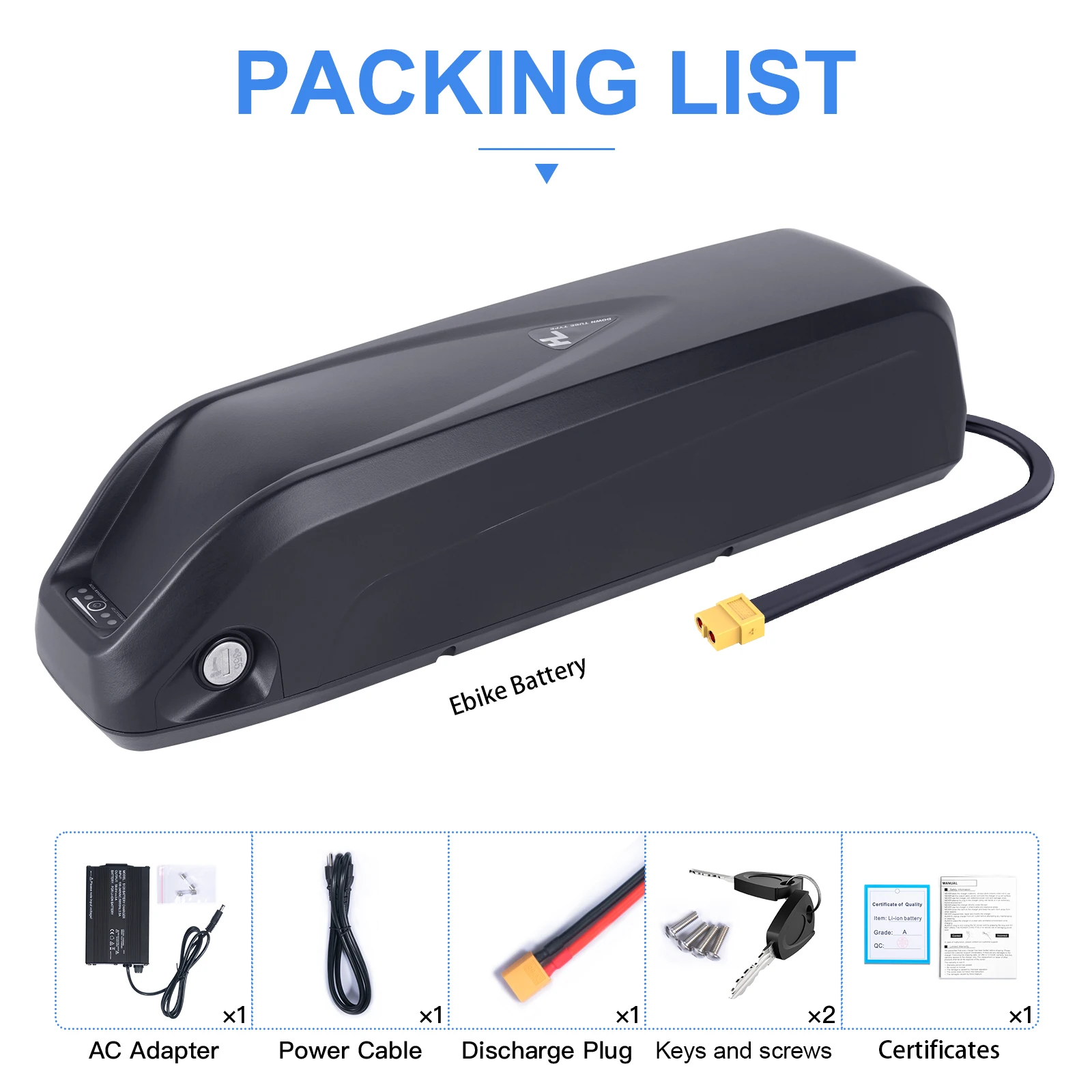 48V 14Ah 21700 13S2P Battery Pack 800W High Power Batteries 54.2V