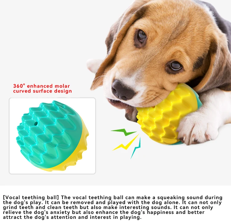 NEW Pet Supply Factory Wholesale Company's New  Bite Sound Dog Toy Outdoor Ball Thrower supplier