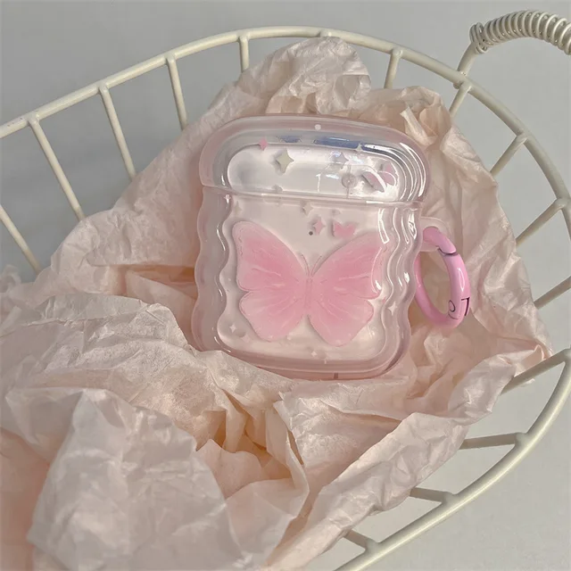 Sweet Butterfly Suitable for Apple AirPods Protective Case AirPodsPro Earphone Case 2023 New Wireless airpod 3