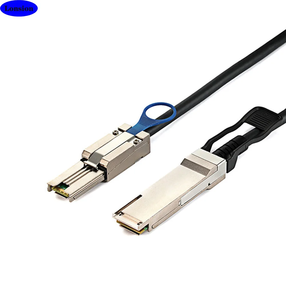 Qsfp 40g Sff-8436 To Mini Sas Hd Sff-8088 Adapter Cablefor Ds4243 And ...