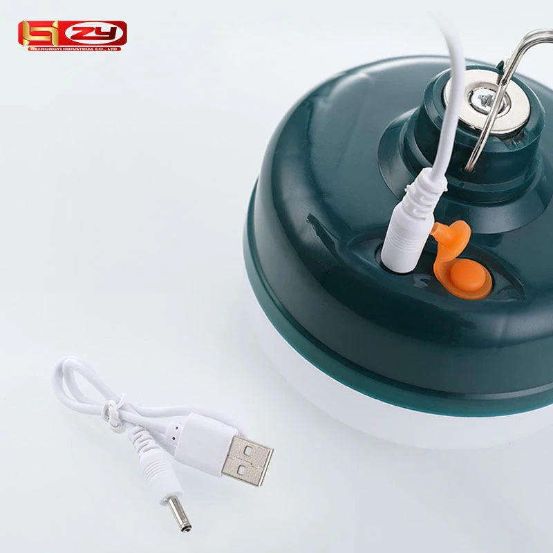 Solar Charging Practical Energy Saving Portable Night Market Camping Rechargeable Lamp Outdoor Work Ip65 Emergency Light