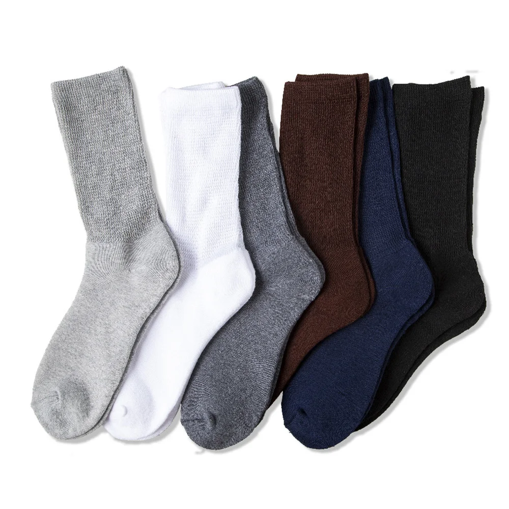 Loose Fit Top Non Slip Diabetic Socks for Sensitive Blood Circulation - product detail 4