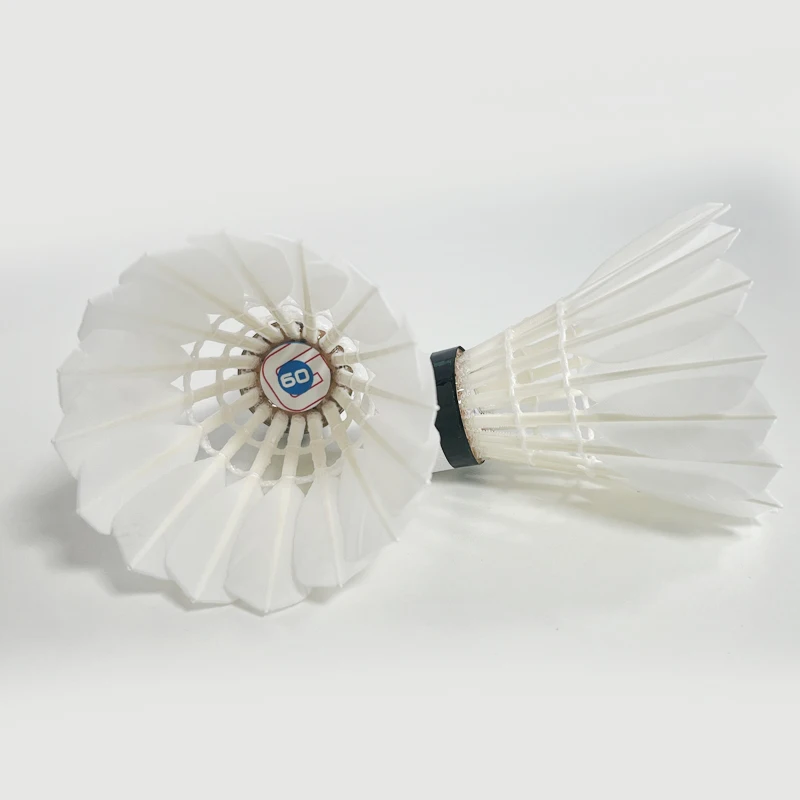 White Feather Shuttlecocks Badminton Stock Photo - Image Of Health, Sport: 263884960