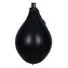 Pear shaped all black stitching speed ball